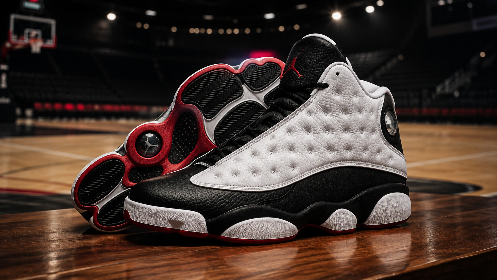 Air Jordan 13 с акцентом на конструкцию и подошву