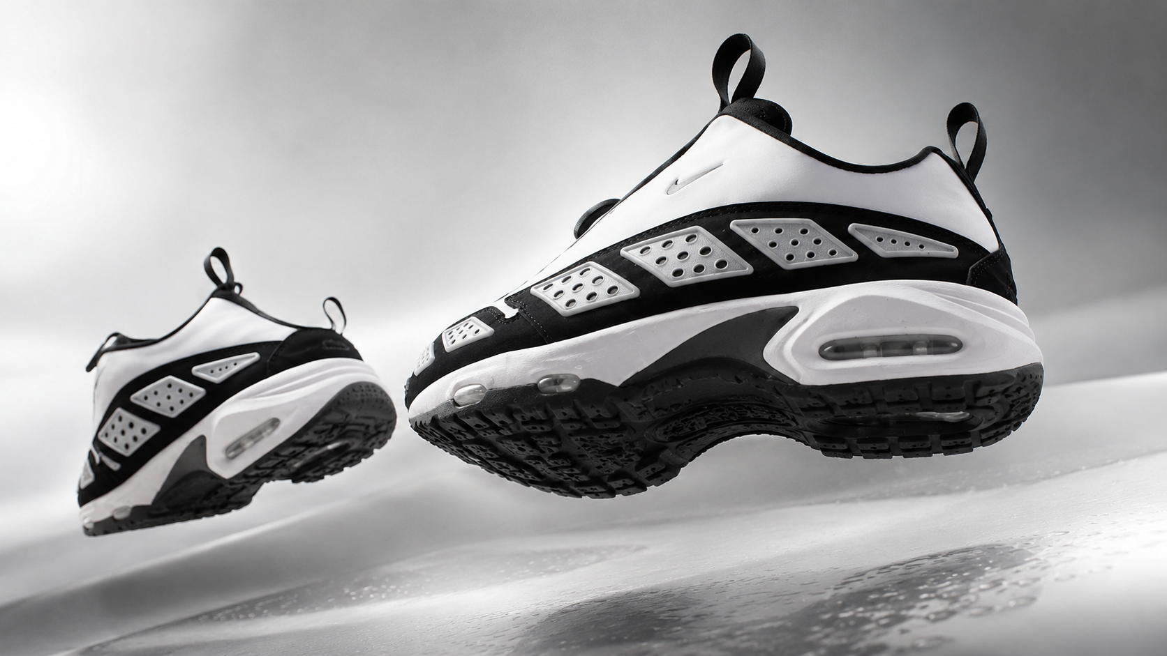 Nike Air Max SNDR с акцентом на подошву и видимую амортизацию Air
