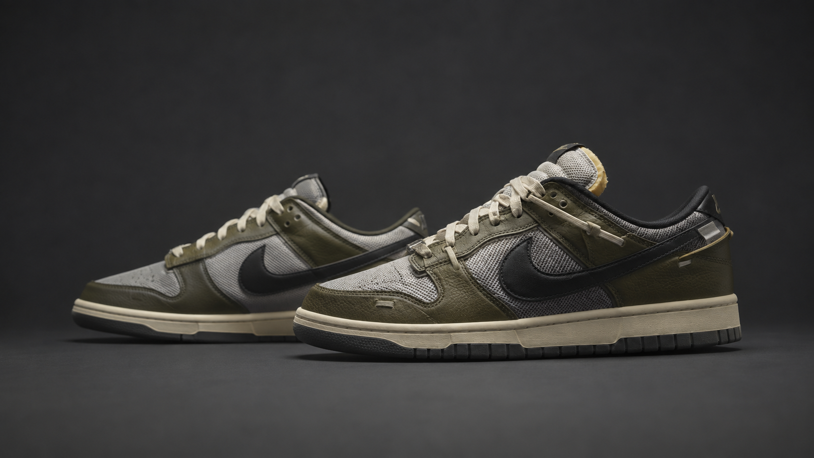 Сравнение Nike Dunk Low Remastered и классического Dunk Low Retro