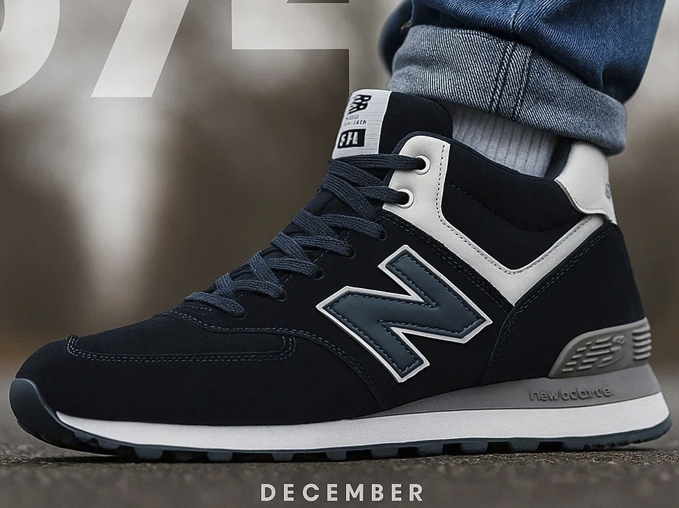 Зимние кроссовки New Balance 574 для мужчин